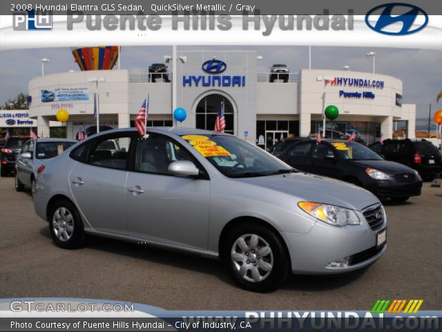 2008 Hyundai Elantra GLS Sedan in QuickSilver Metallic