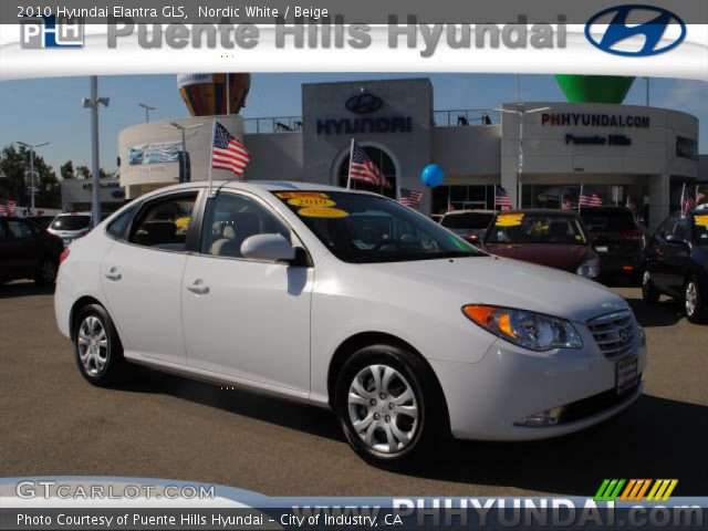 2010 Hyundai Elantra GLS in Nordic White
