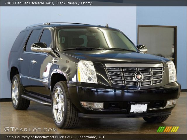 2008 Cadillac Escalade AWD in Black Raven