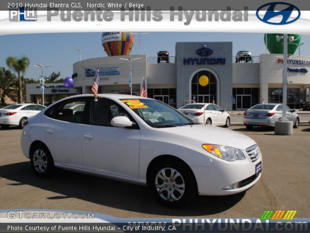 2010 Hyundai Elantra GLS in Nordic White