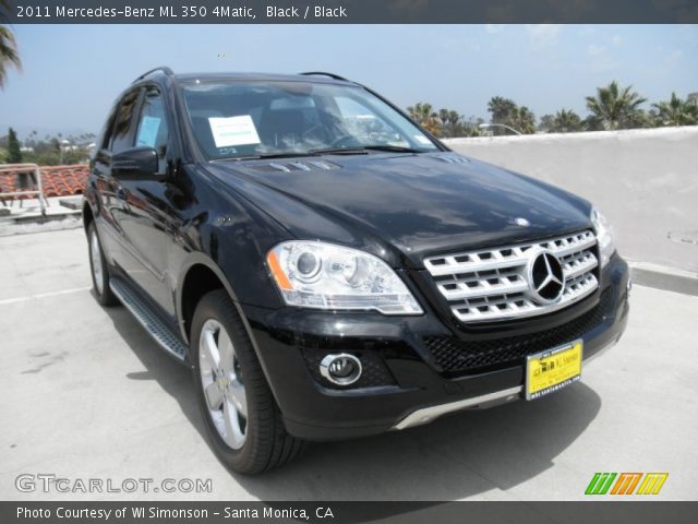 2011 Mercedes-Benz ML 350 4Matic in Black