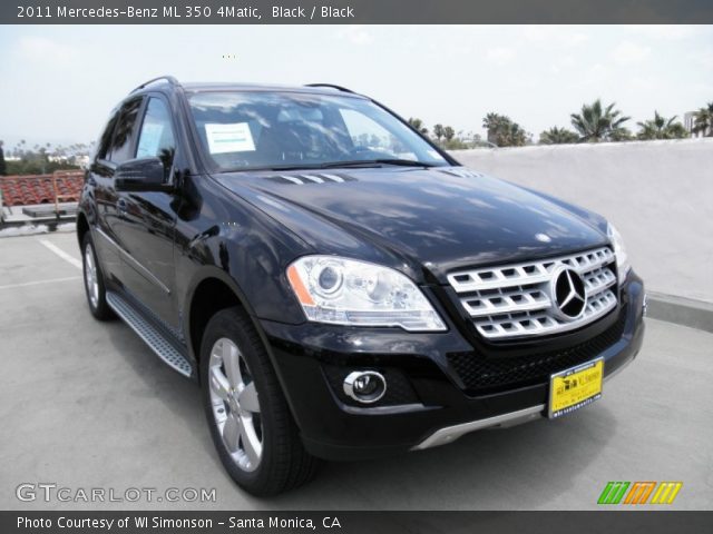 2011 Mercedes-Benz ML 350 4Matic in Black