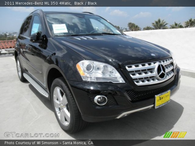 2011 Mercedes-Benz ML 350 4Matic in Black