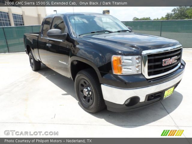 2008 GMC Sierra 1500 SL Extended Cab in Onyx Black