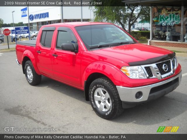 2009 Nissan Frontier SE Crew Cab 4x4 in Red Alert