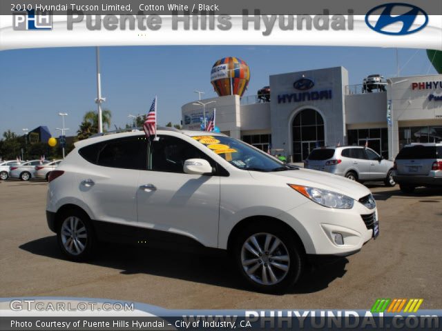 2010 Hyundai Tucson Limited in Cotton White