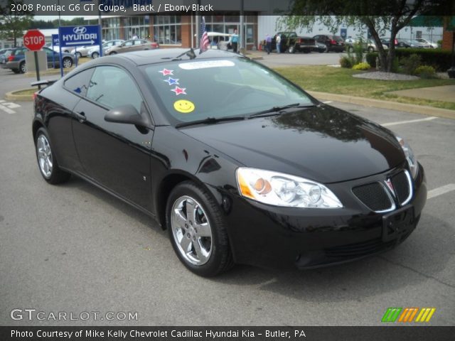 2008 Pontiac G6 GT Coupe in Black