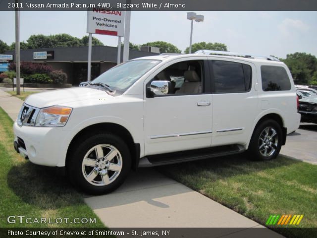 2011 Nissan Armada Platinum 4WD in Blizzard White