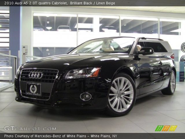 2010 Audi A5 2.0T quattro Cabriolet in Brilliant Black