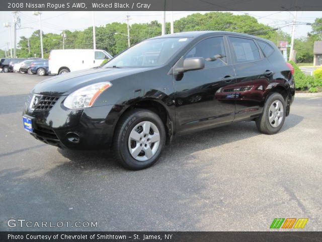 2008 Nissan Rogue S AWD in Wicked Black