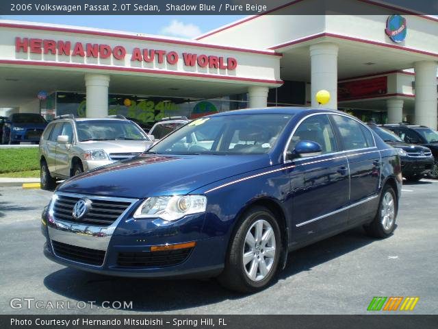 2006 Volkswagen Passat 2.0T Sedan in Shadow Blue