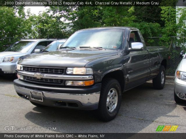 2000 Chevrolet Silverado 1500 LS Regular Cab 4x4 in Charcoal Gray Metallic