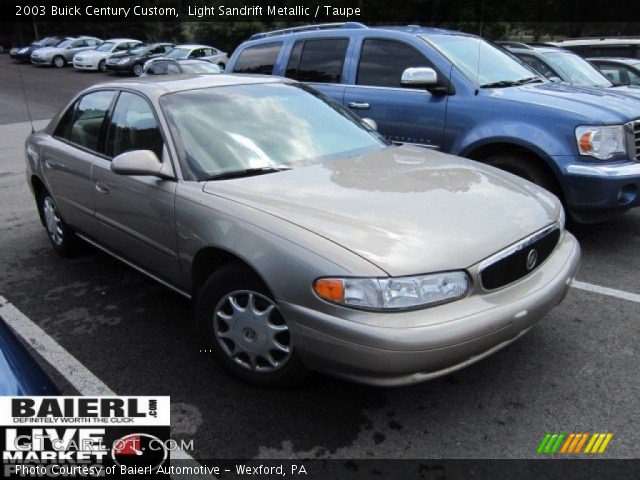 2003 Buick Century Custom in Light Sandrift Metallic