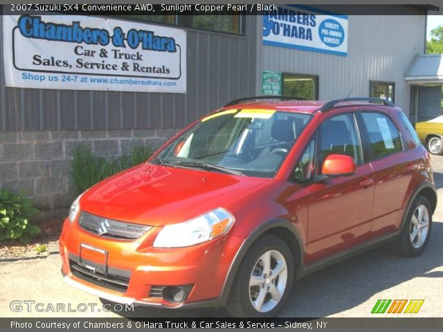 2007 Suzuki SX4 Convenience AWD in Sunlight Copper Pearl