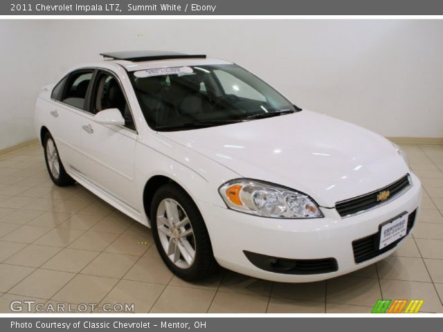 2011 Chevrolet Impala LTZ in Summit White