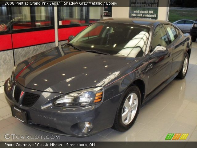 2008 Pontiac Grand Prix Sedan in Shadow Gray Metallic