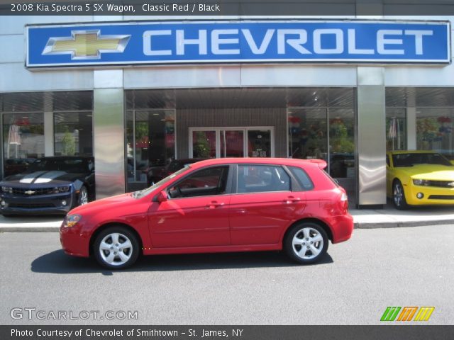 2008 Kia Spectra 5 SX Wagon in Classic Red