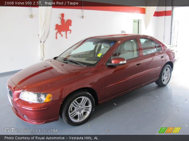2008 Volvo S60 2.5T in Maple Red
