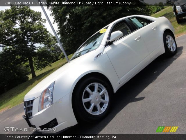 2008 Cadillac CTS Sedan in White Diamond Tri-Coat