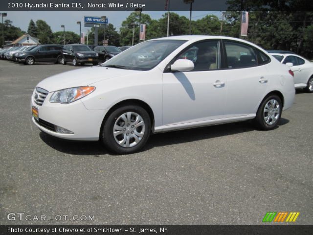 2010 Hyundai Elantra GLS in Nordic White