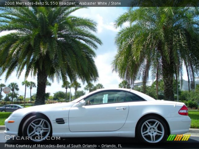 2008 Mercedes-Benz SL 550 Roadster in Alabaster White