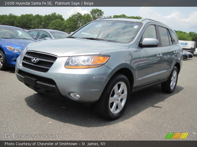 2008 Hyundai Santa Fe SE in Platinum Sage