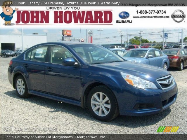 2011 Subaru Legacy 2.5i Premium in Azurite Blue Pearl