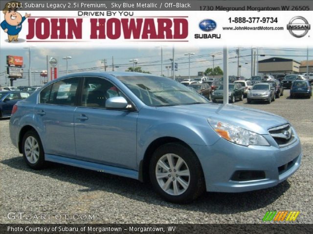 2011 Subaru Legacy 2.5i Premium in Sky Blue Metallic