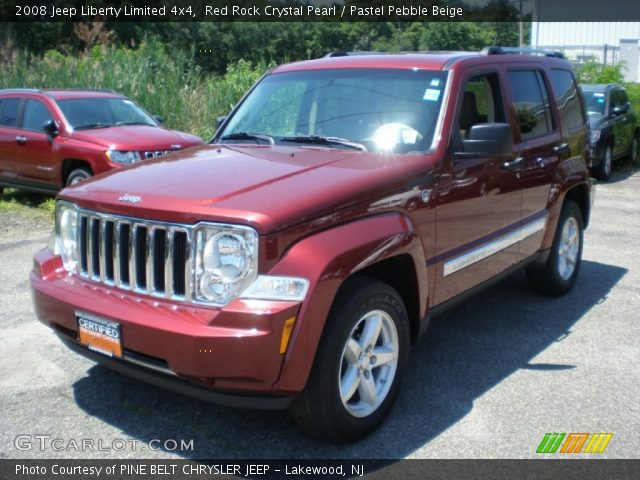 2008 Jeep Liberty Limited 4x4 in Red Rock Crystal Pearl
