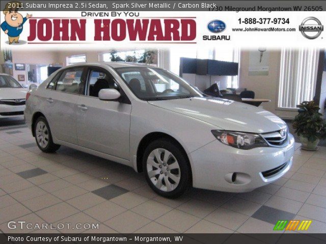 2011 Subaru Impreza 2.5i Sedan in Spark Silver Metallic