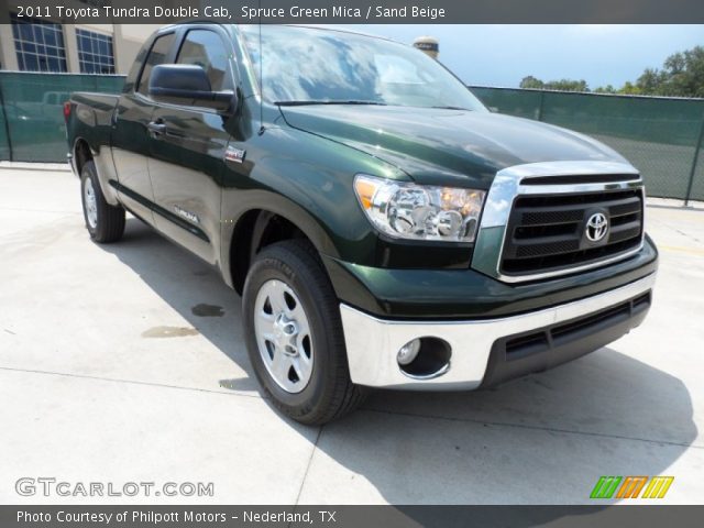 2011 Toyota Tundra Double Cab in Spruce Green Mica