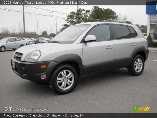 2008 Hyundai Tucson Limited 4WD in Platinum Silver