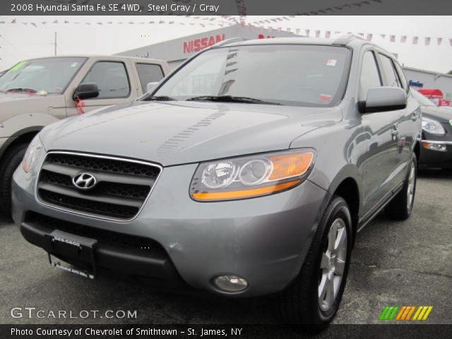 2008 Hyundai Santa Fe SE 4WD in Steel Gray