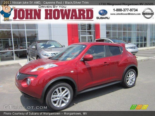 2011 Nissan Juke SV AWD in Cayenne Red