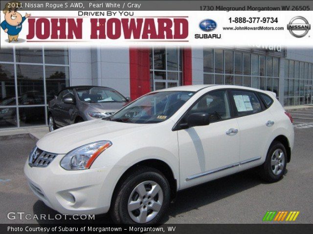 2011 Nissan Rogue S AWD in Pearl White