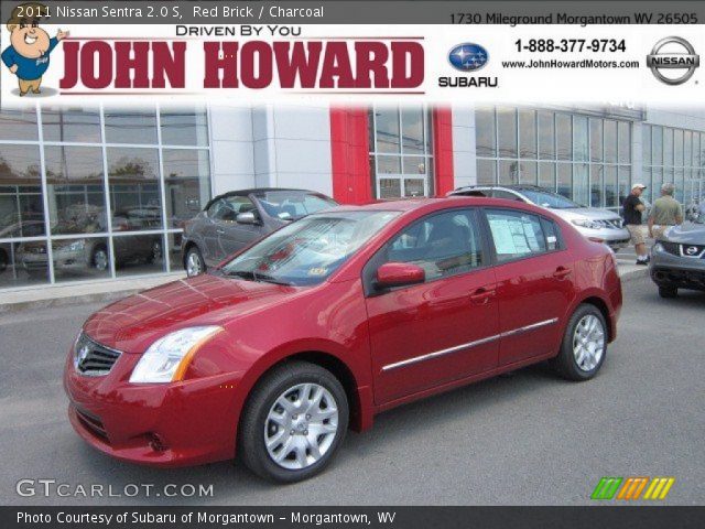 2011 Nissan Sentra 2.0 S in Red Brick