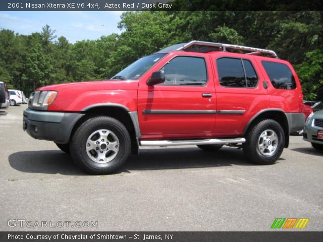 2001 Nissan Xterra XE V6 4x4 in Aztec Red