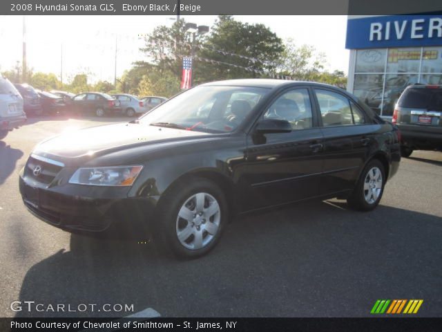2008 Hyundai Sonata GLS in Ebony Black