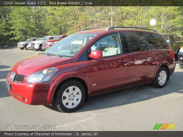 2006 Nissan Quest 3.5 S in Red Brawn Metallic