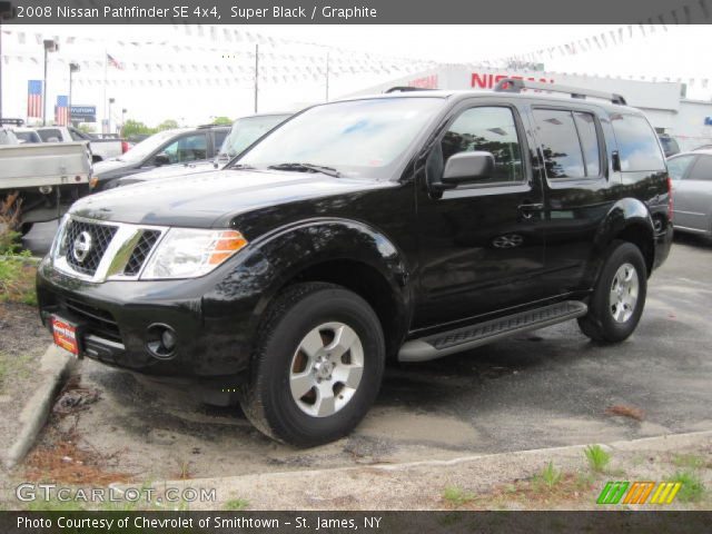 2008 Nissan Pathfinder SE 4x4 in Super Black