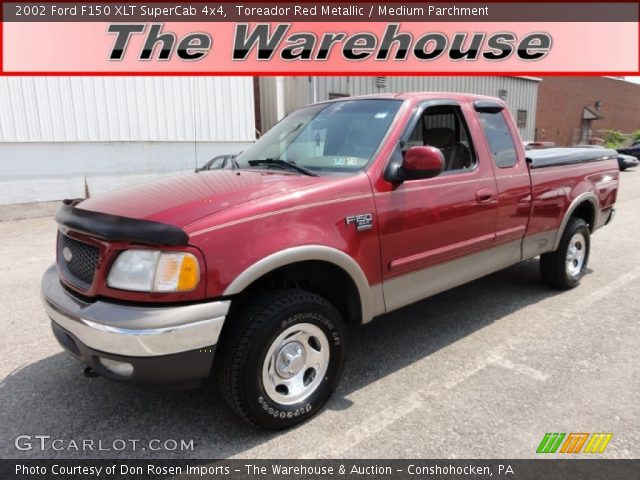 2002 Ford F150 XLT SuperCab 4x4 in Toreador Red Metallic