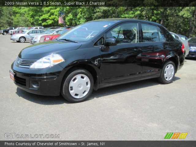 2009 Nissan Versa 1.8 S Sedan in Super Black