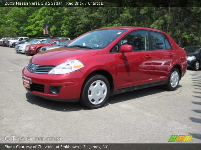 2009 Nissan Versa 1.8 S Sedan in Red Brick