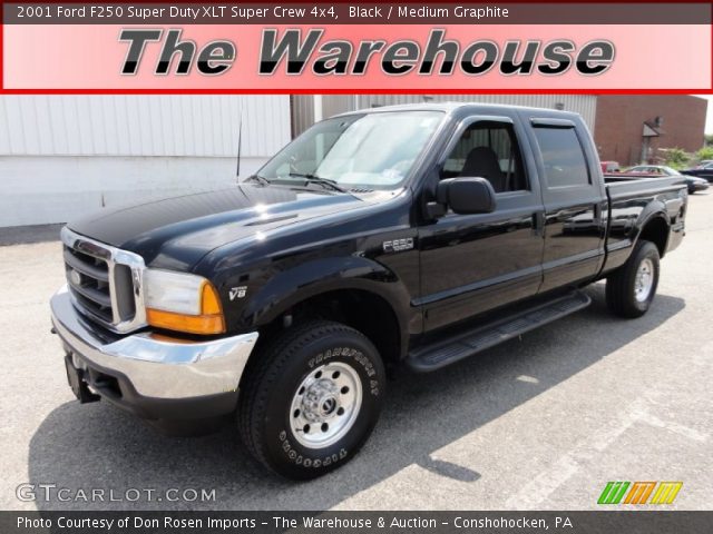 2001 Ford F250 Super Duty XLT Super Crew 4x4 in Black