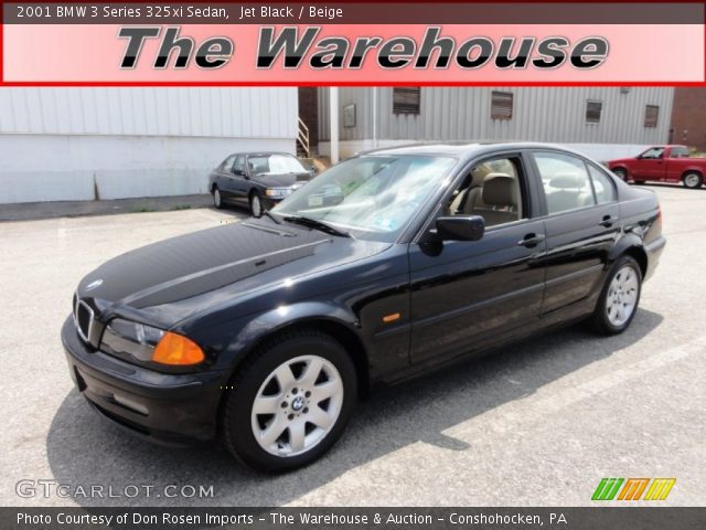 2001 BMW 3 Series 325xi Sedan in Jet Black