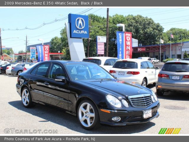 2009 Mercedes-Benz E 350 4Matic Sedan in Black