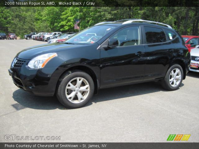 2008 Nissan Rogue SL AWD in Wicked Black