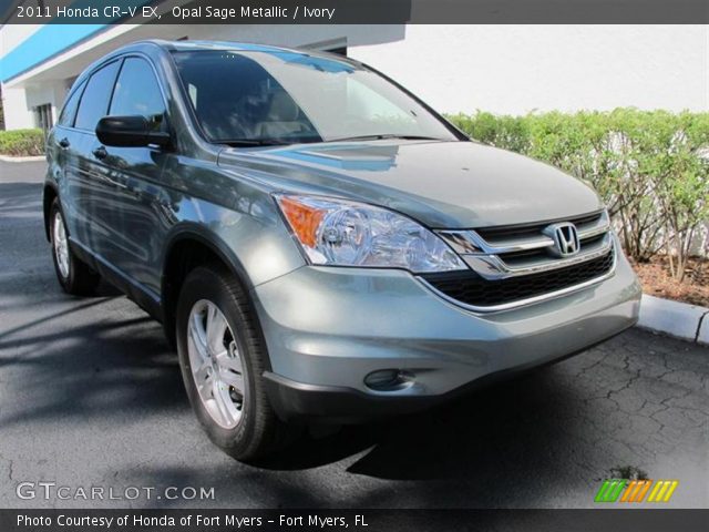 2011 Honda CR-V EX in Opal Sage Metallic