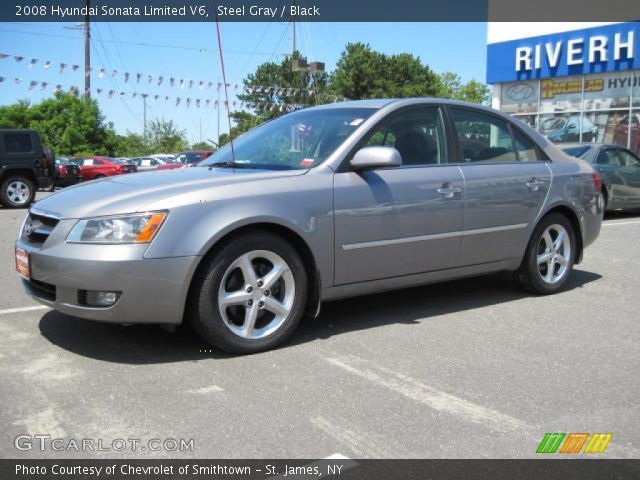 2008 Hyundai Sonata Limited V6 in Steel Gray