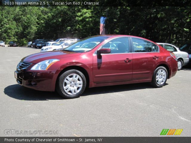2010 Nissan Altima 2.5 S in Tuscan Sun Red